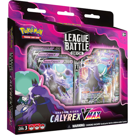 Pokemon TCG Shadow Rider Calyrex VMAX / Ice Rider Calyrex VMAX League Battle Deck