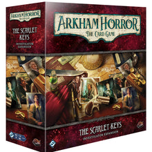 Indlæs billede i gallerifremviser, Arkham Horror The Card Game - The Scarlet Keys Investigator Expansion