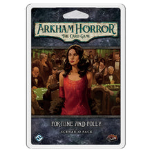 Last inn bildet i Gallery Viewer, Arkham Horror The Card Game Fortune og Folly Scenario Pack
