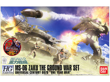 Load image into Gallery viewer, HGUC MS-06 Zaku The Ground War 1/144 Model Kit