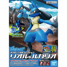 Indlæs billede i Gallery viewer, Pokemom Plastic Model Collection Select Series 44 Riolu & Lucario