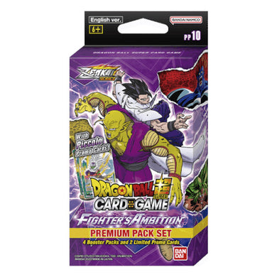 Dragon Ball Super Card Game Zenkai Series Fighter's Ambition Premium Pack PP10