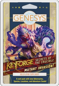 Genesys RPG Keyforge Secrets Of The Crucible Card Pack Mutant Invasion