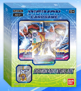 Boîte d'aventure de jeu de cartes Digimon ab-01