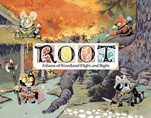 Root et spill med skog kan og riktig