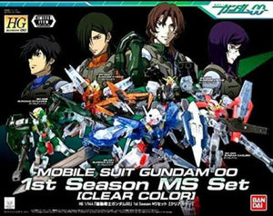  Gundam 00 Season 1 Clear Color MS Set Model Kit