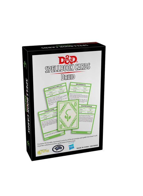 Dungeons & Dragons Spellbook Cards Druid