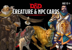 D&d monsterkort npcs & skapninger