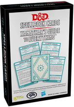 Laden Sie das Bild in den Galerie-Viewer, Dungeons & Dragons Spellbook Cards Xanathars Guide To Everything