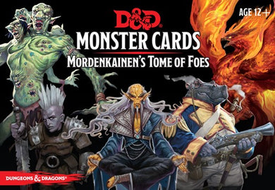 D&D Monster Cards Mordekainen's Tome Of Foes