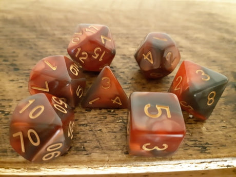 Double-Colour RPG 7 Dice Set