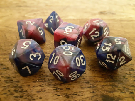 Double-Colour RPG 7 Dice Set