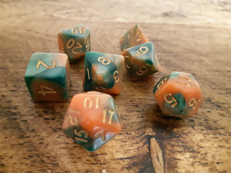 Double-Colour RPG 7 Dice Set