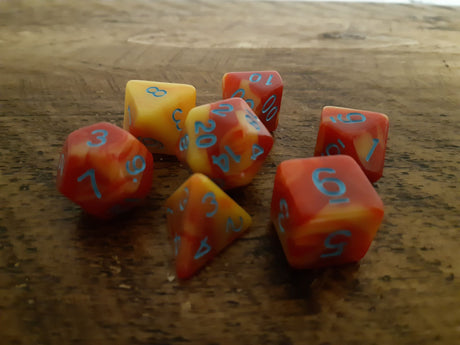 Double-Colour RPG 7 Dice Set