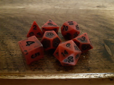 Double-Colour RPG 7 Dice Set