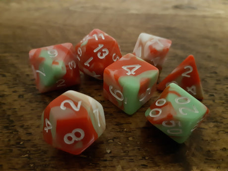 Double-Colour RPG 7 Dice Set