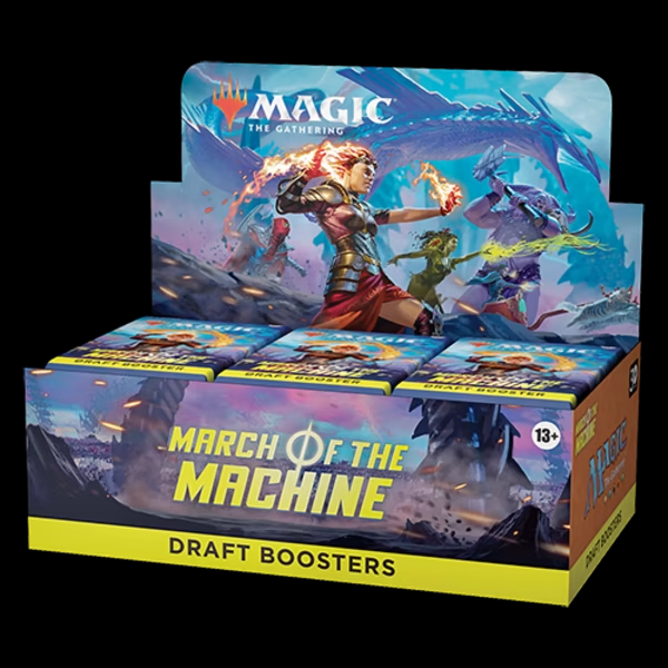 Magic: The Gathering March of the Machine Draft Booster Box Travelling Man UK Magic: The Gathering March of the Machine Draft Booster Box Travelling Man UK