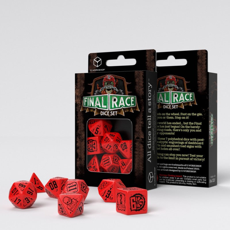 Q-Workshop Final Race Dice Set Engine Roar