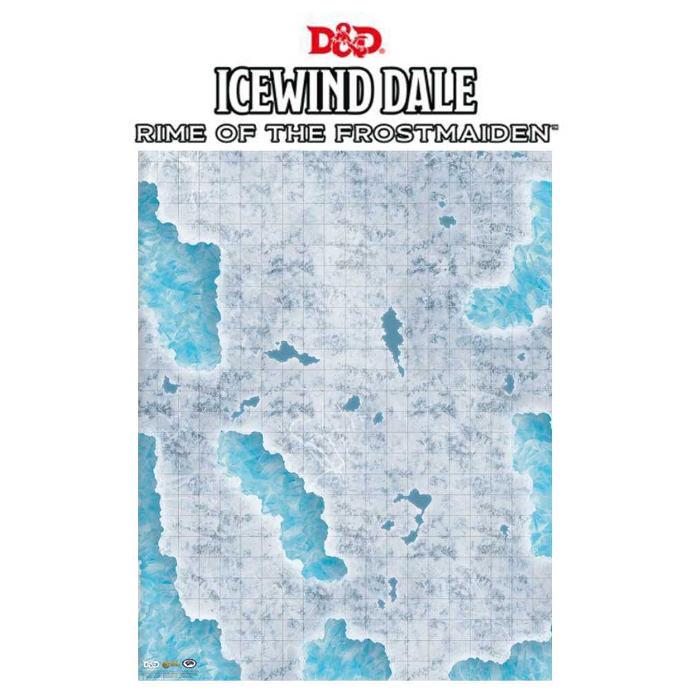D&D Icewind Dale: Caverns of Ice Map (30' x 20')