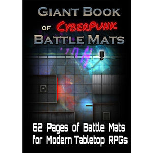 The Giant Book Of Cyberpunk Battle Mats