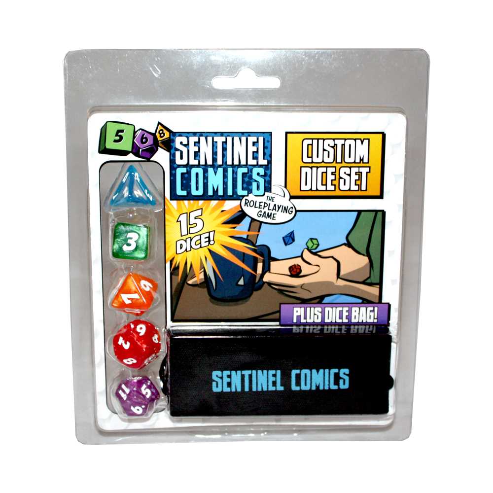 Sentinel Comics the Roleplaying Game Dice Set