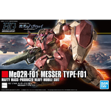 HGUC Me02R-F01 Messer Type-F01 1/144 Gundam Model Kit