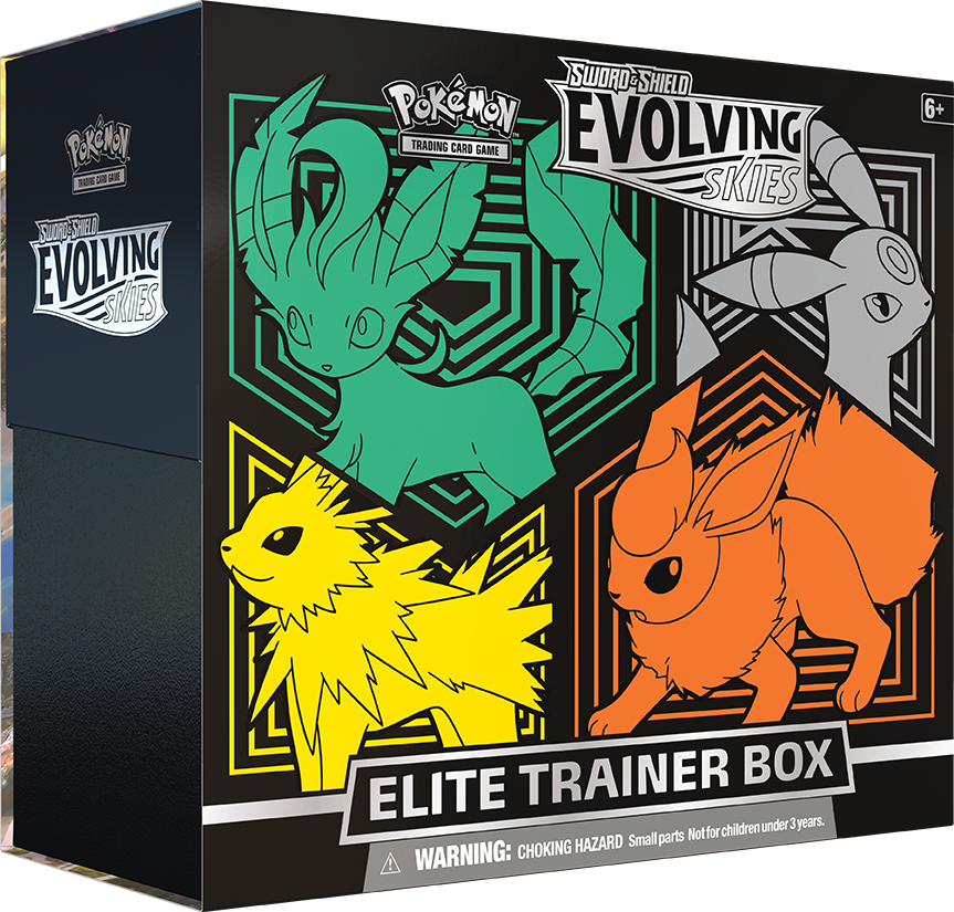 Pokemon TCG Sword & Shield 07 Evolving Skies Elite Trainer Box