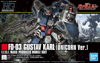 HGUC FD-03 Gustav Karl (Unicorn Ver) 1/144 Model Kit