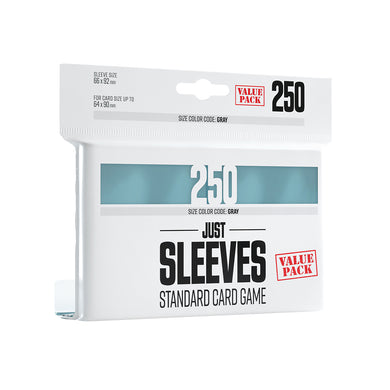 Gamegenic Just Sleeves Standard Card Game Clear Value Pack (250ct.)