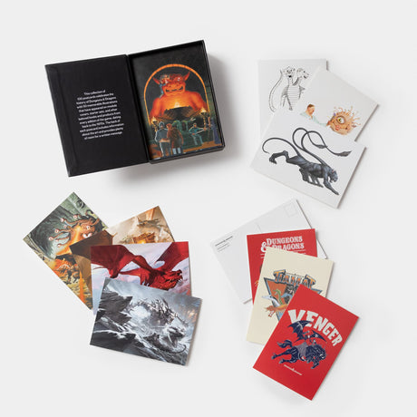 Dungeons & Dragons 100 Postcards Archival Art From Every Edition