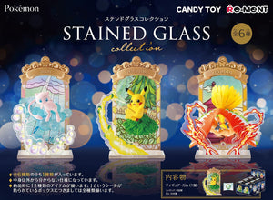 Pokémon-samling av målat glas