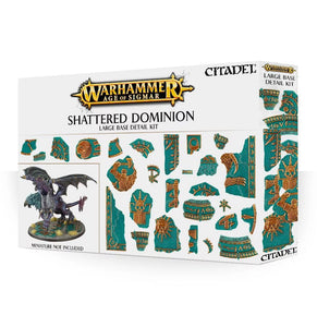 Warhammer Age of Sigmar Shattered Dominion Kit de détails de grande base
