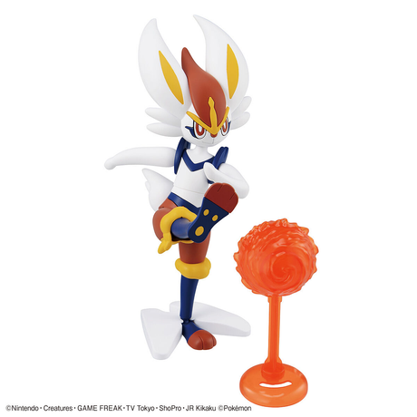 Pokemon Plamo No 50 Select Series Cinderace Model Kit