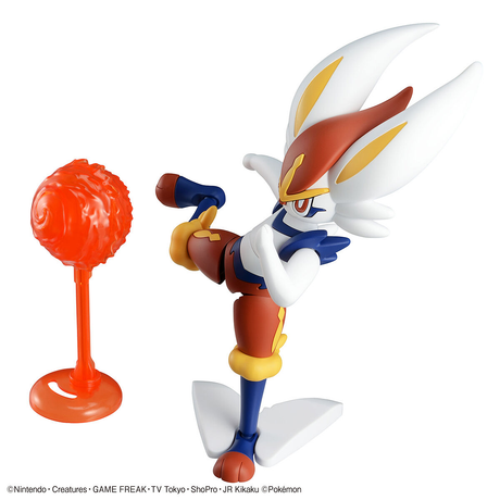 Pokemon Plamo No 50 Select Series Cinderace Model Kit