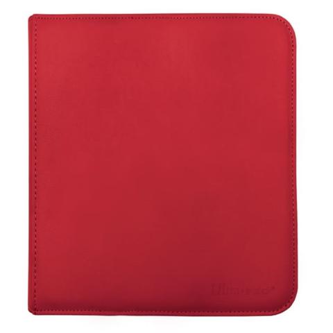 12 Pocket Zippered Pro-Binder Blue/Red/Light Blue/Yellow/Teal