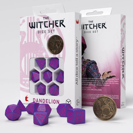 The Witcher Dice Set Dandelion Conqueror Of Hearts