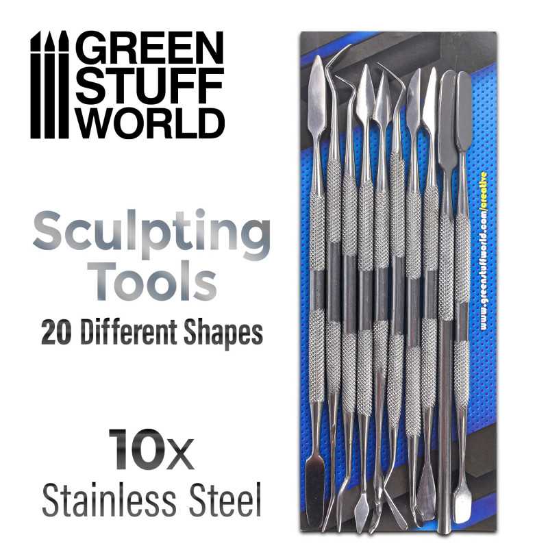 Green Stuff World 10x Sculpting Tools