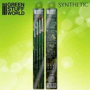 Ensemble de pinceaux synthétiques Green Stuff World