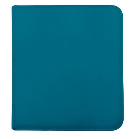 12 Pocket Zippered Pro-Binder Blue/Red/Light Blue/Yellow/Teal
