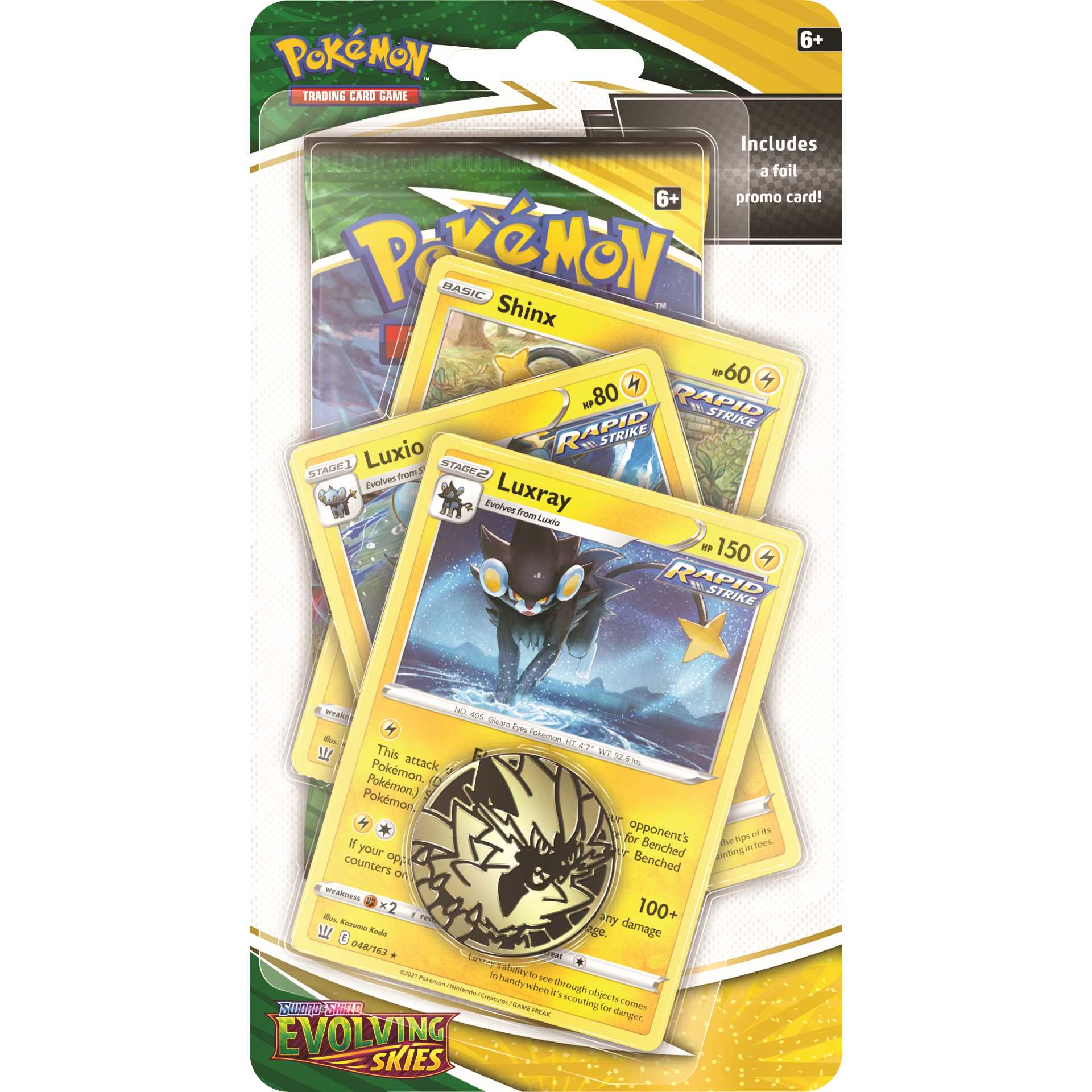 Pokemon TCG Sword & Shield 07 Evolving Skies Premium Checklane Blister   Travelling Man UK