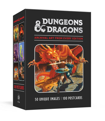 Dungeons & Dragons 100 Postcards Archival Art From Every Edition
