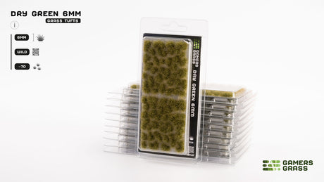 Gamers Grass Dry Green 6mm Tufts