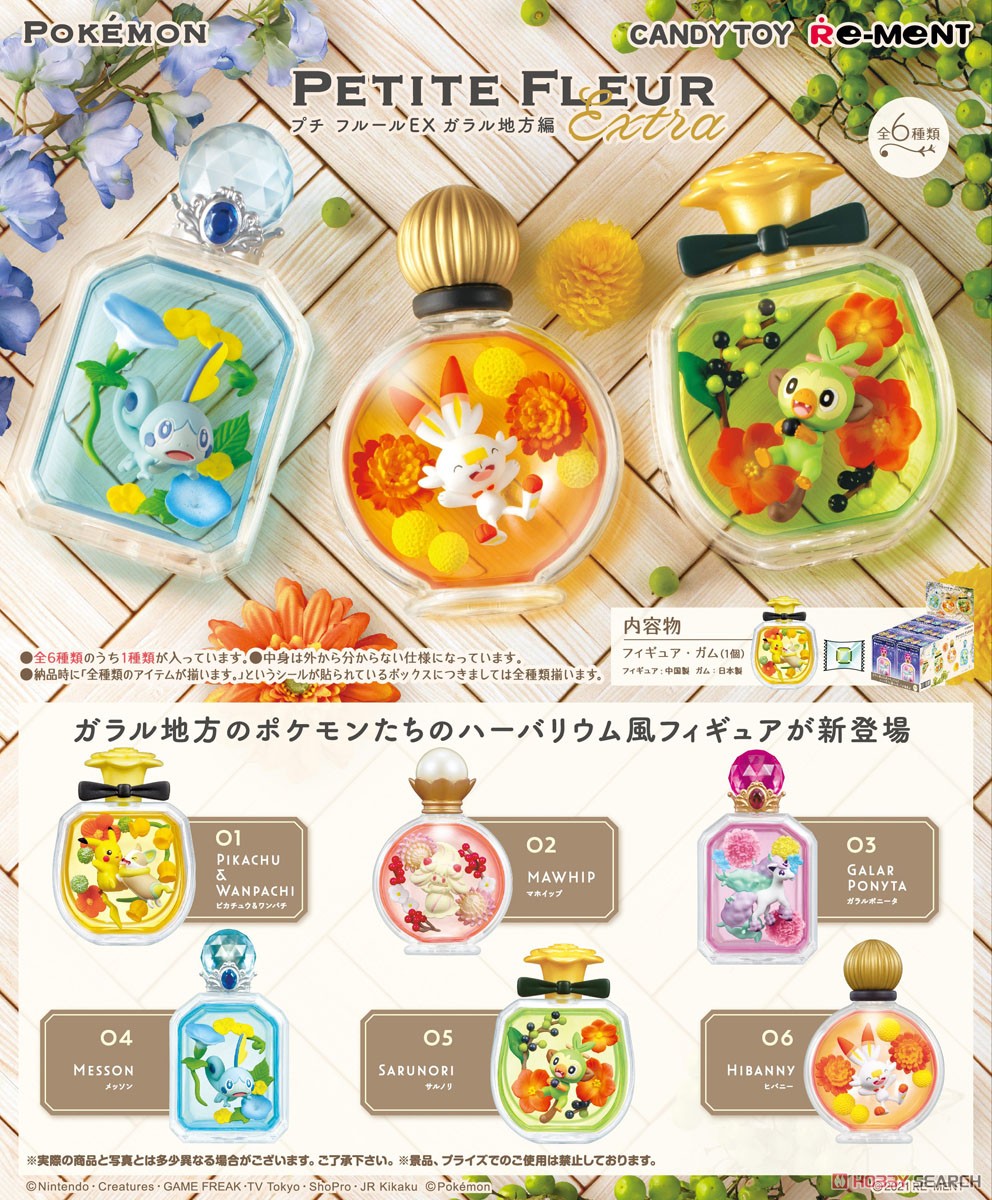 Pokemon Re-ment Petite Fleur Extra Galar Region