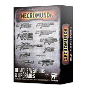 Necromunda delaque våben og opgraderinger