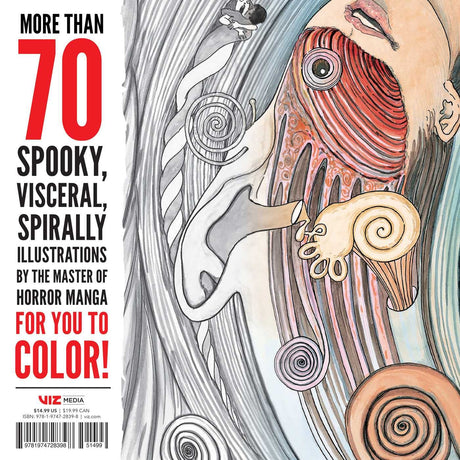 Junji Ito Uzumaki Colouring Book
