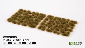 Gamers-Gras, gemischte grüne 6-mm-Büschel
