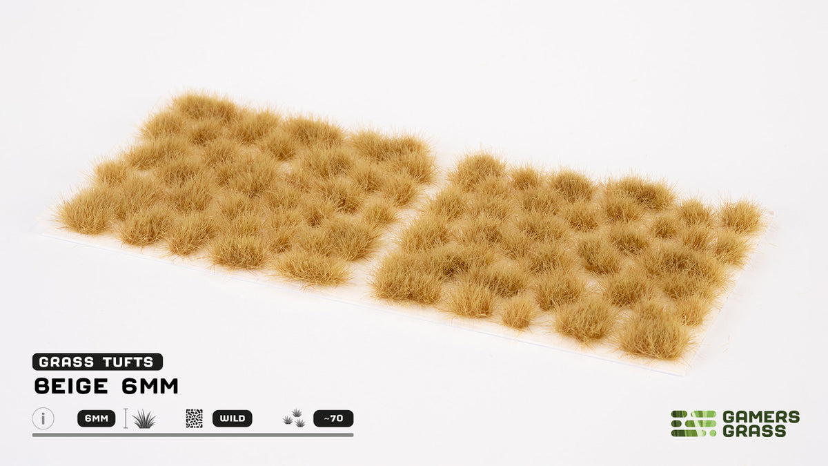 Gamers Grass Beige 6mm Tufts