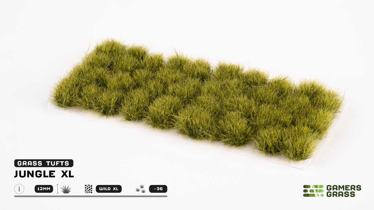 Gamers Grass Jungle XL 12mm Tufts