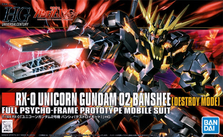 HGUC RX-0 Unicorn Gundam 02 Banshee (Destroy Mode) 1/144 Model Kit