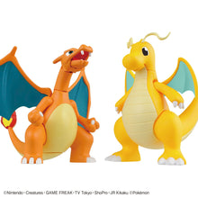 Indlæs billede i Gallery Viewer, Pokemon Plamo No.43 Select Series Charizard & Dragonite Vs Set Model Kit